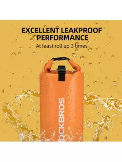 Rockbros vodotěsný batoh / taška 10L, oranžový ST-004OR
