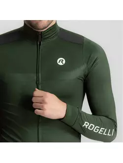 Rogelli MONO cyklistická mikina zelená