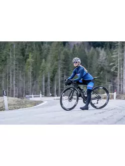 Rogelli dámská cyklistická mikina IMPRESS II modro-růžová