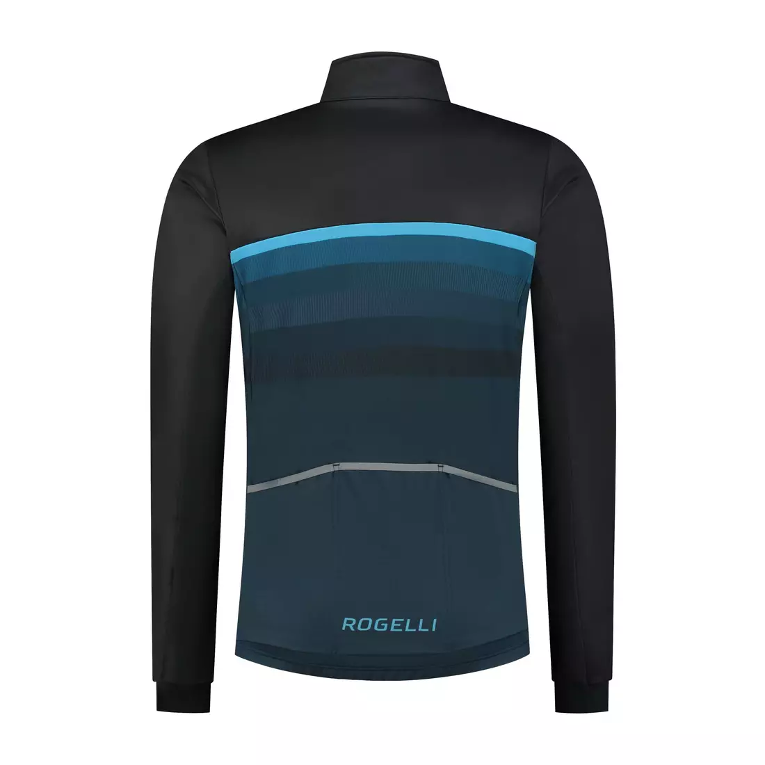 Rogelli zimní cyklistická bunda HERO II, černo-modrá