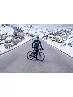 Rogelli zimní cyklistická bunda HERO II, černo-modrá