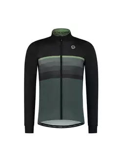 Rogelli zimní cyklistická bunda HERO II, černo-zelená