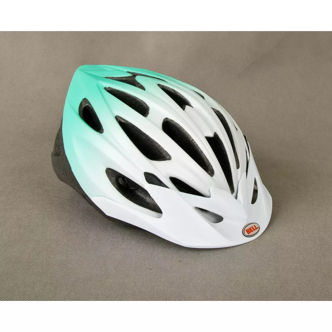BELL SOLARA - dámská cyklistická přilba, bílá a zelená