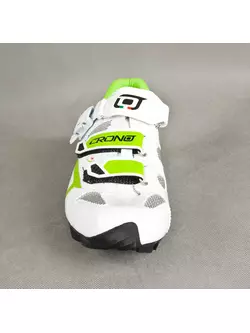 CRONO TRACK - MTB cyklistické boty - barva: Bílá a zelená
