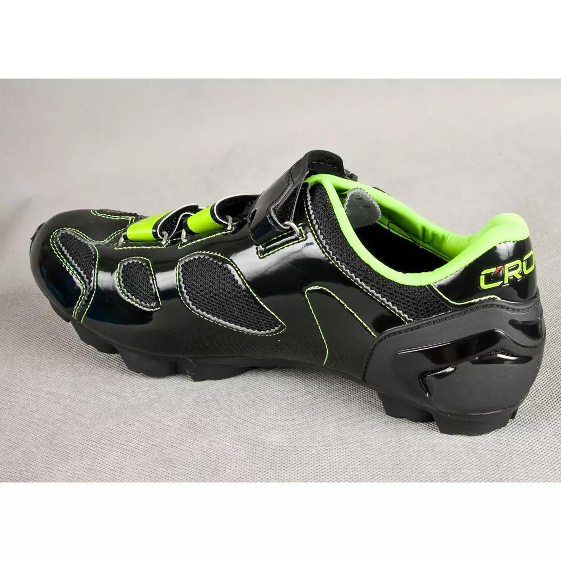 CRONO TRACK - MTB cyklistické boty - barva: Černá a zelená