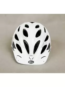 Cyklistická přilba BELL - MUNI, barva: Bílá a stříbrná