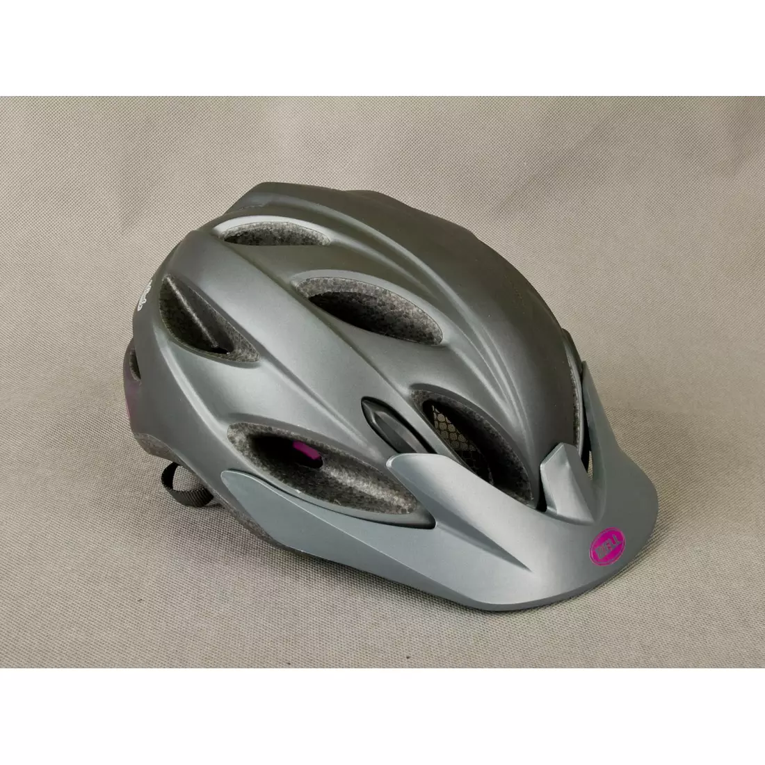 Dámská cyklistická helma BELL STRUT titan-fialová matná