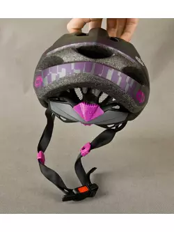 Dámská cyklistická helma BELL STRUT titan-fialová matná