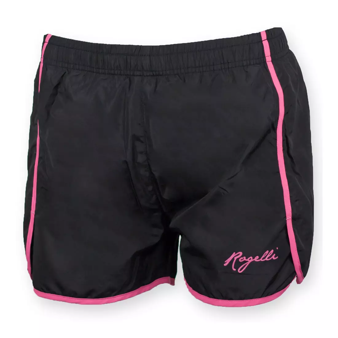 Dámské běžecké šortky ROGELLI KYRA, černo-růžové