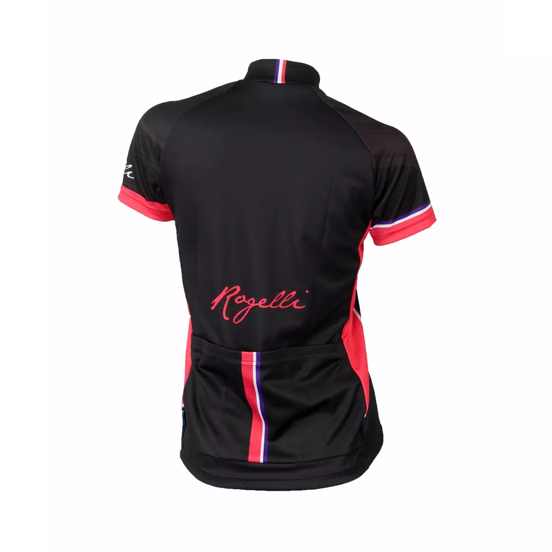 Dámský cyklistický dres ROGELLI SIMONA, černo-růžový