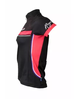 Dámský cyklistický dres ROGELLI SIMONA, černo-růžový