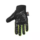MikeSPORT 2014-W 1902 zimní cyklistické rukavice, barva: fluor