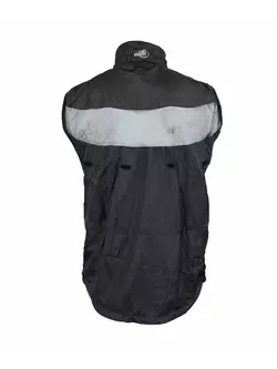 MikeSPORT SWORD - cyklistická bunda, odepínací rukávy, barva: Černá