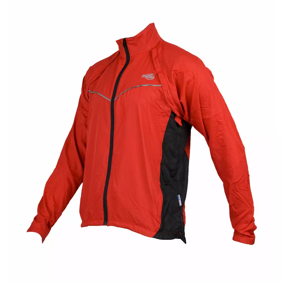 MikeSPORT SWORD - cyklistická bunda, odepínací rukávy, červená