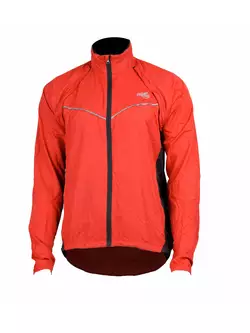 MikeSPORT SWORD - cyklistická bunda, odepínací rukávy, červená