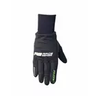 POLEDNIK zimní cyklistické rukavice RSW, barva: černá