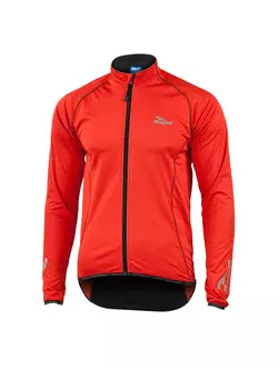 ROGELLI PESARO - pánská Softshellová cyklistická bunda, barva: Červená