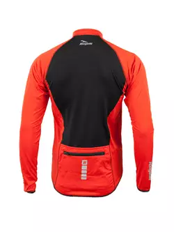 ROGELLI PESARO - pánská Softshellová cyklistická bunda, barva: Červená