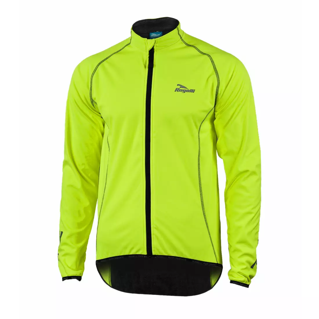 ROGELLI PESARO - pánská Softshellová cyklistická bunda, barva: Fluor