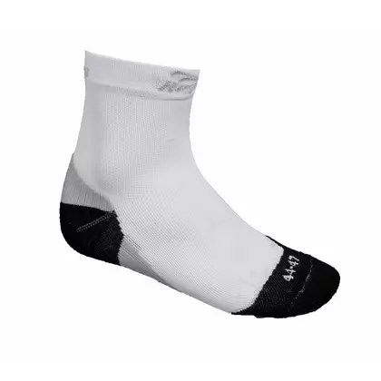 ROGELLI RRS-04 sportovní ponožky, bílé a šedé