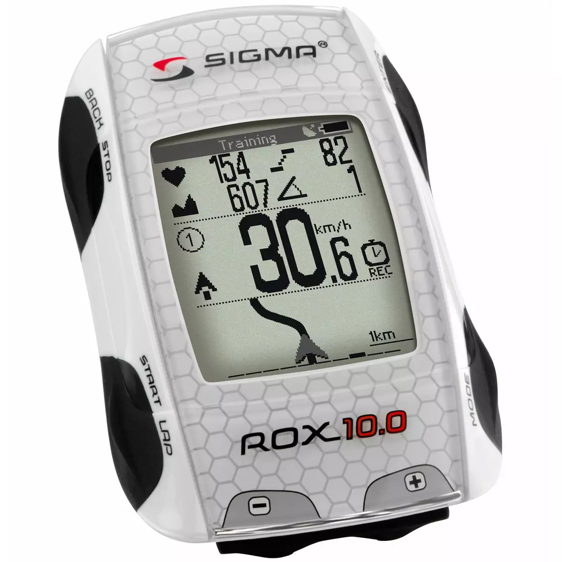 SIGMA SPORT ROX 10.0 GPS BASIC - cyklopočítač. bílá barva