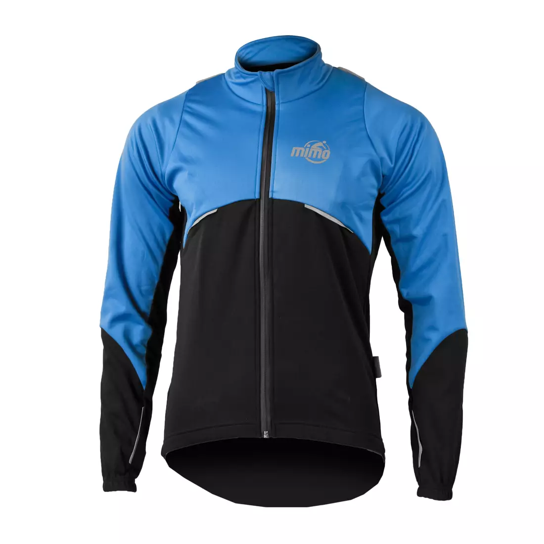 Softshellová cyklistická bunda MikeSPORT DRAGON černo-modrá