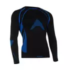 TERVEL - OPTILINE MOD-02 - pánské termo triko s dlouhým rukávem, barva: Černá a modrá