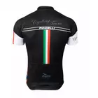Týmový cyklistický dres ROGELLI 001.961, černý