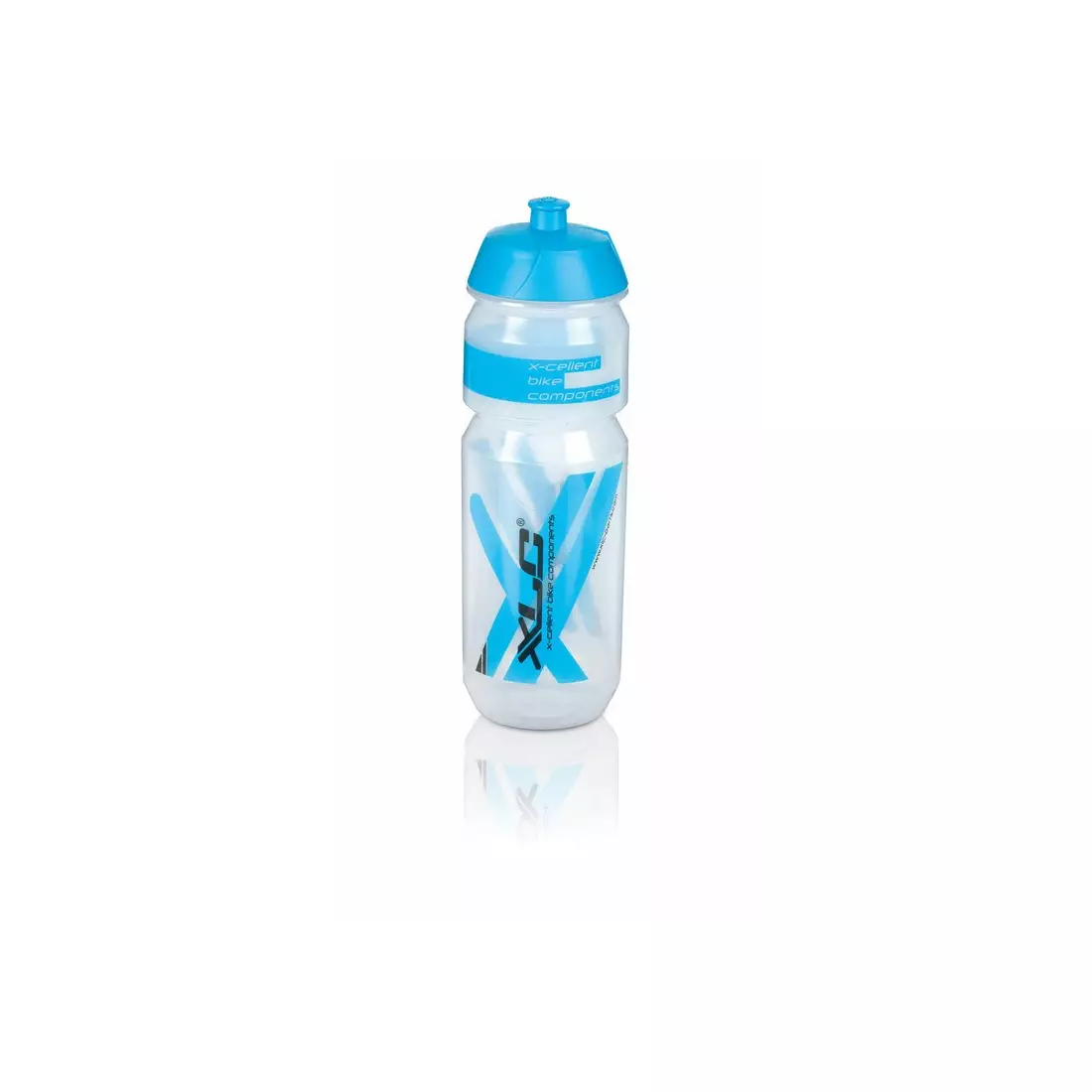 XLC láhev 750 ml WB-K03 transparentní, modrý nápis