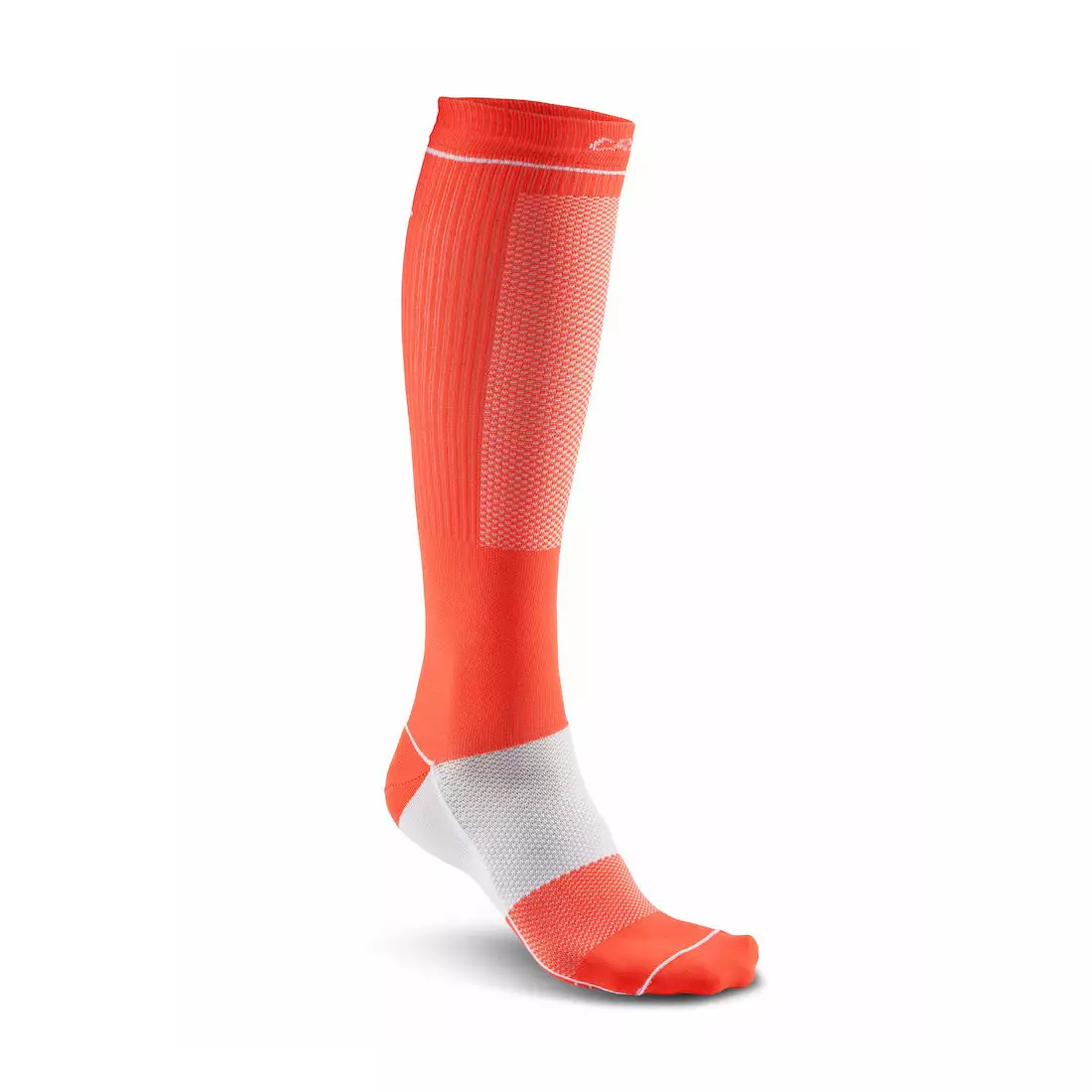 CRAFT kompresní ponožky 1904087-2825 (fluorově oranžové)