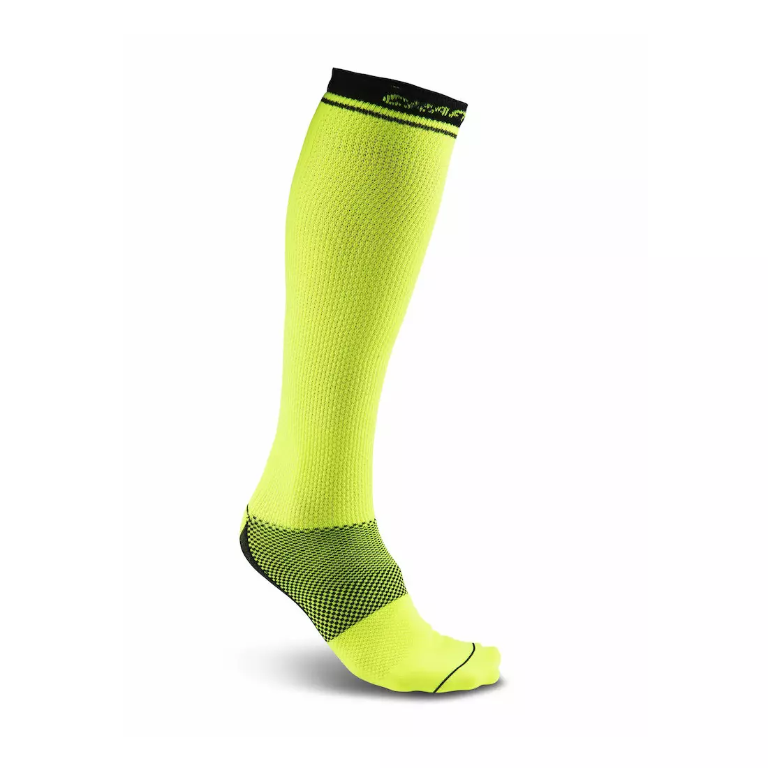 CRAFT kompresní ponožky 1904087-2851 (fluorově žlutá)