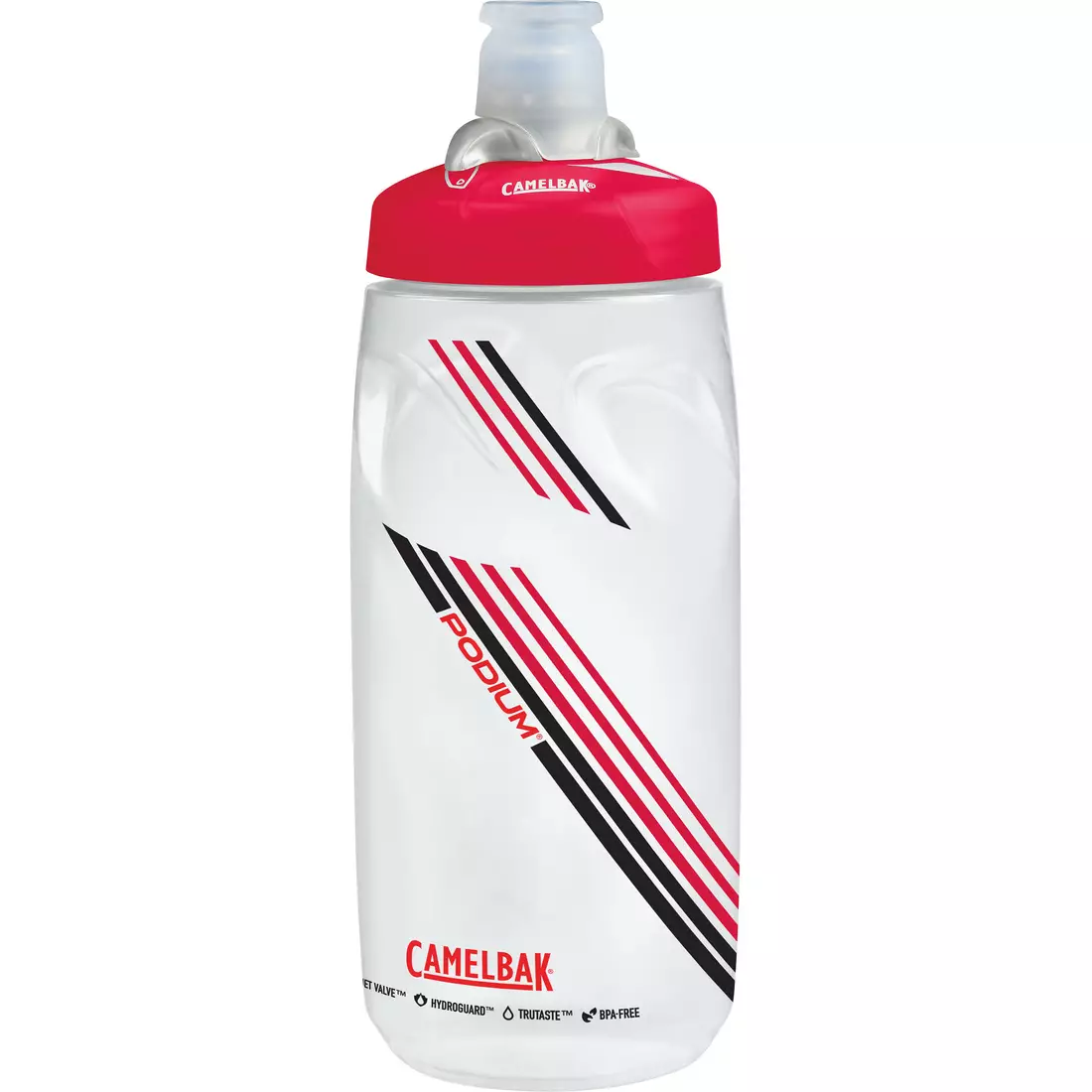 Camelbak SS17 Podium cyklistická láhev na vodu 21oz / 620 ml Clear Red