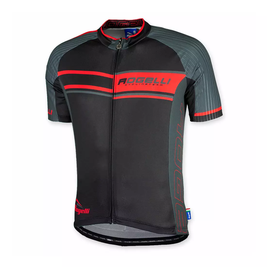 Cyklistický dres ROGELLI ANDRANO, černo-červený