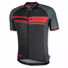 Cyklistický dres ROGELLI ANDRANO, černo-červený