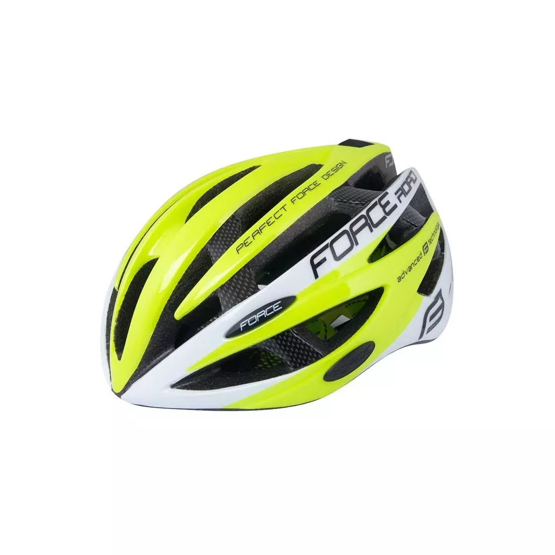 FORCE ROAD cyklistická helma, ROAD fluor 902626(27)