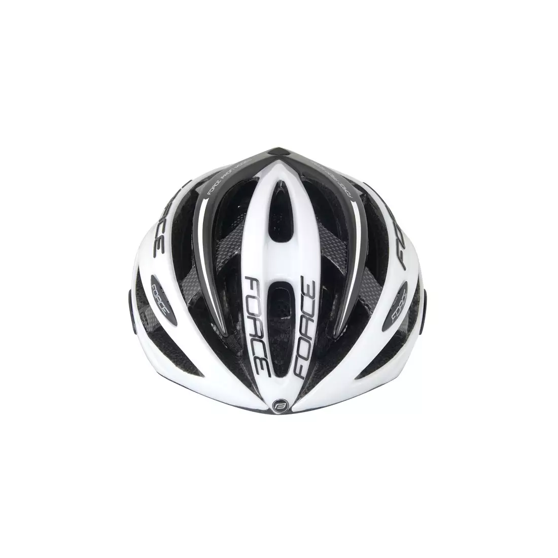 FORCE cyklistická helma ROAD PRO, Bílý