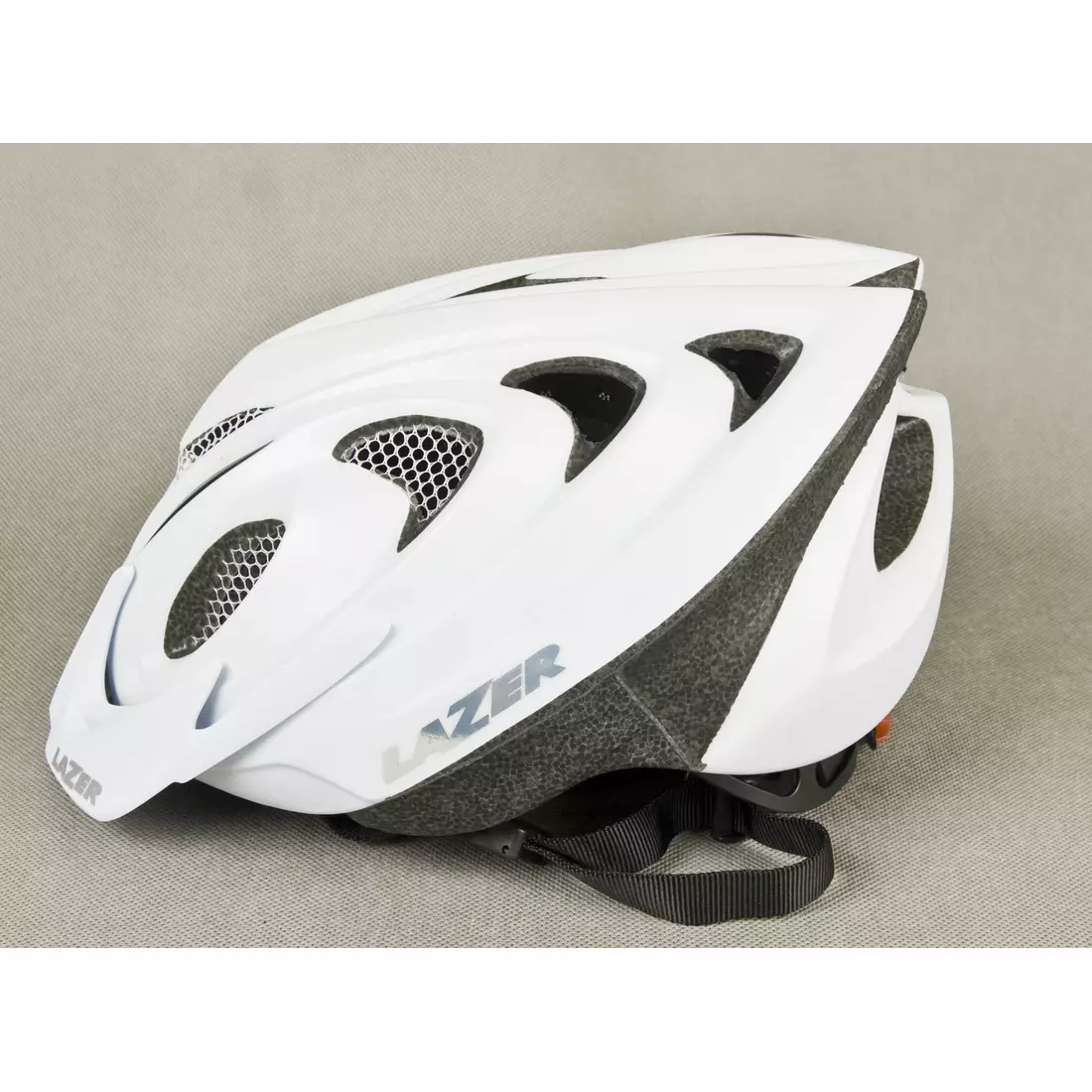 LAZER - MTB cyklistická přilba 2X3M, barva: bílá matná