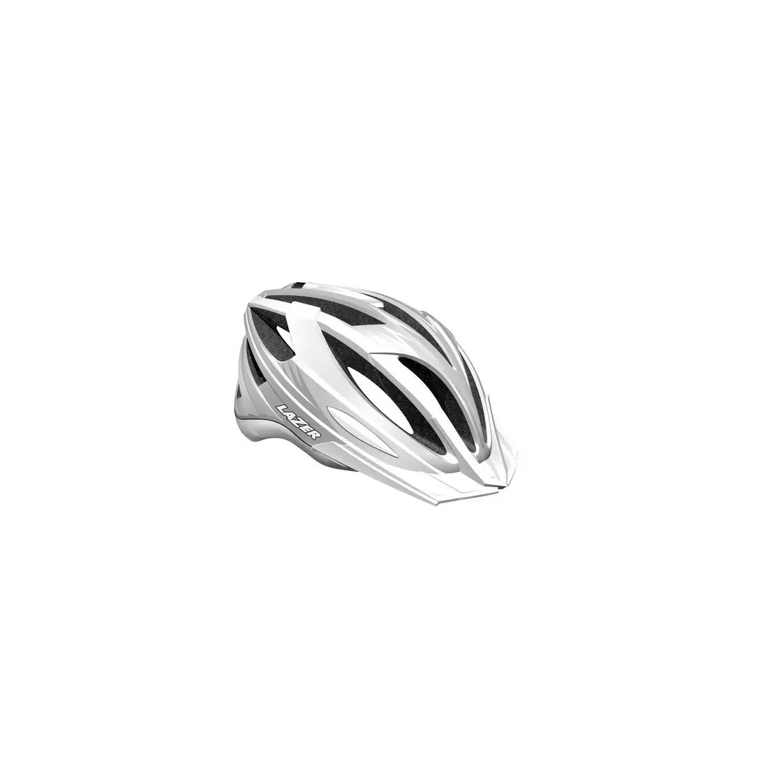 LAZER - MTB cyklistická přilba CLASH, barva: bílá stříbrná