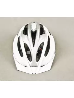 LAZER - MTB cyklistická přilba CLASH, barva: bílá stříbrná
