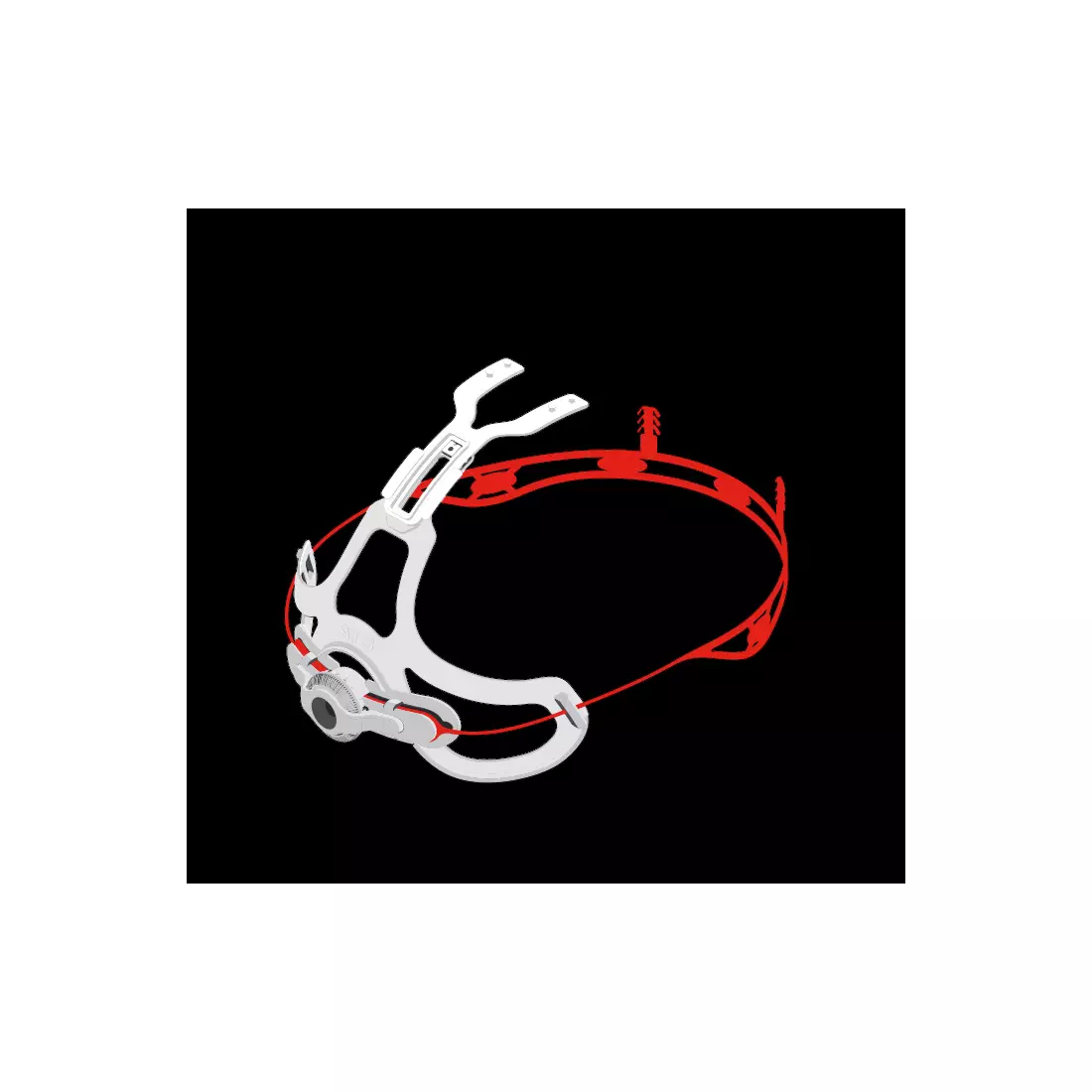 MTB cyklistická helma LAZER - CYCLONE, barva: červená