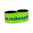 Mikesport - reflexní páska na ruku. logo - fluor