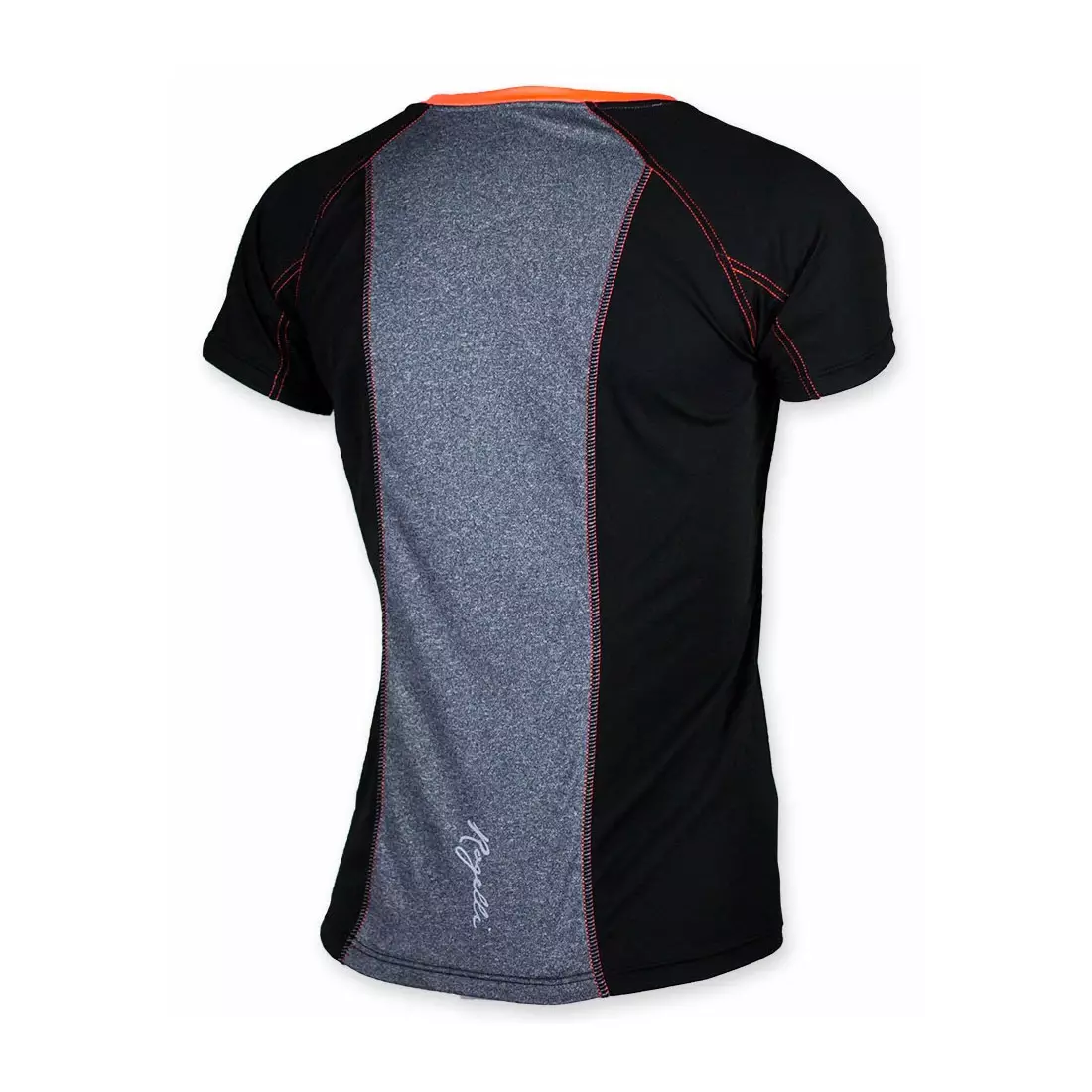 ROGELLI MAURIZIA - dámské tričko K/R 840.260, černo-růžové (korálové)