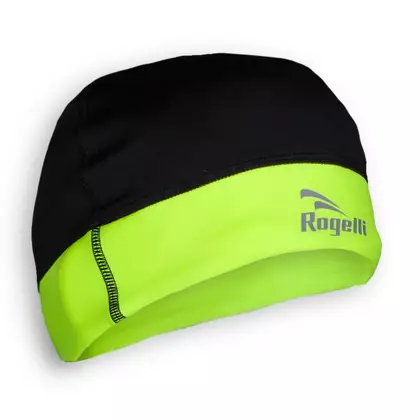ROGELLI Polstrovaný běžecký klobouk RUN LESTER, black-fluo