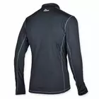 ROGELLI RUN CAMPTON 800.602 pánská běžecká košile, dlouhý rukáv, černá