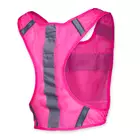 ROGELLI SS15 RUN - MANHATTAN - reflexní vesta, barva: růžová