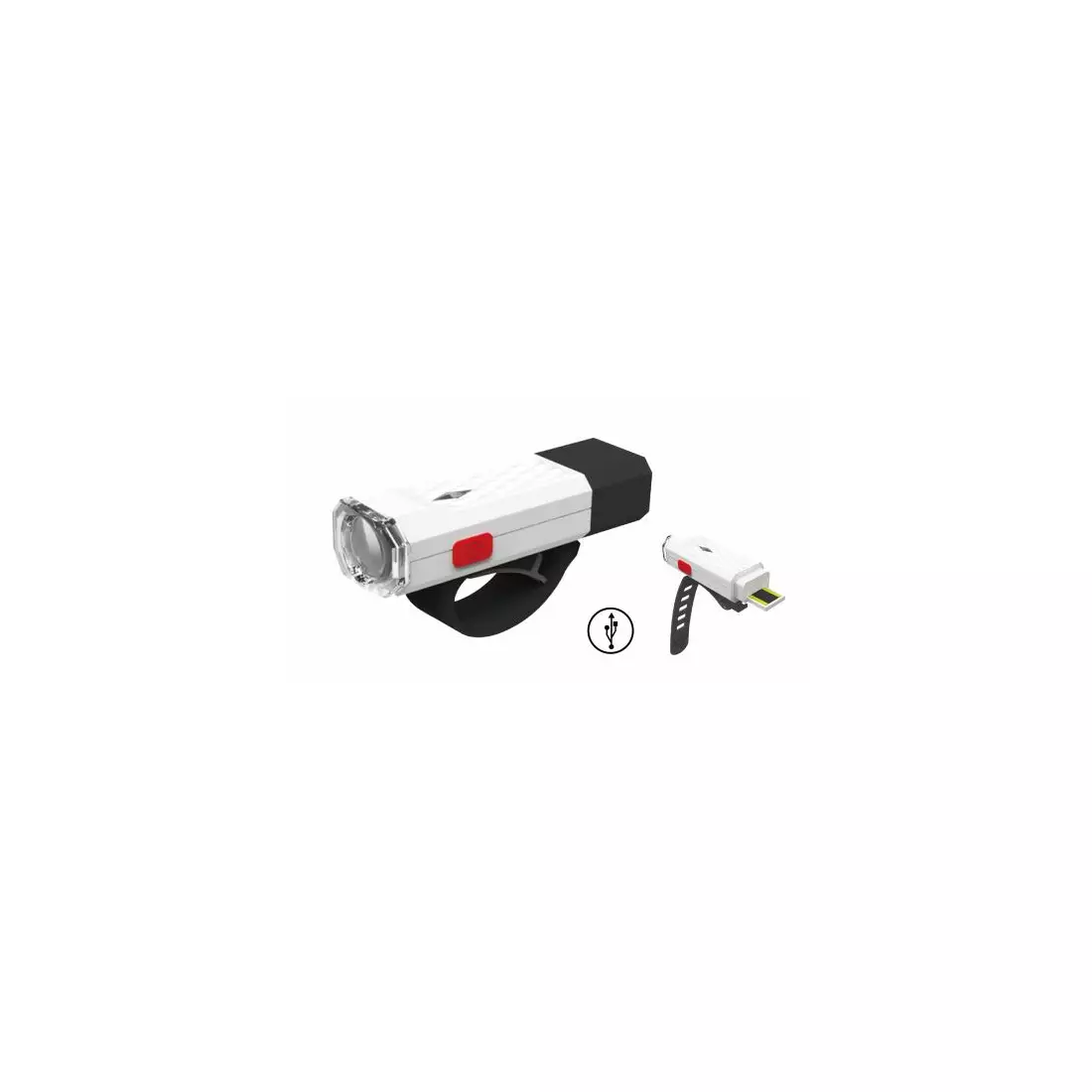 TORCH HORNÍ SVĚTLO USB MINI přední světlo bílé TOR-54005