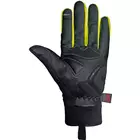Zimní cyklistické rukavice CHIBA BIOXCELL WINTER černo-fluor