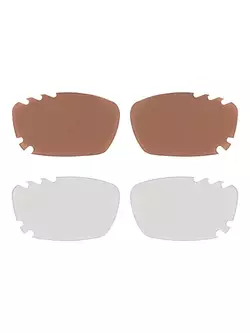 Brýle FORCE VISION s výměnnými skly, bílá 90970