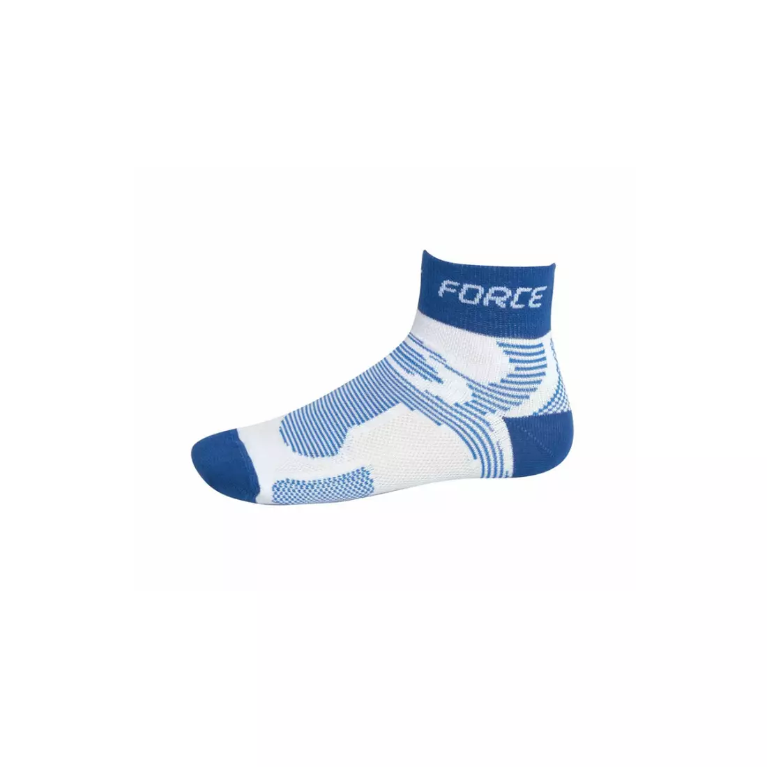 FORCE 2 COOLMAX sportovní ponožky 901021/901026 - bílé a modré