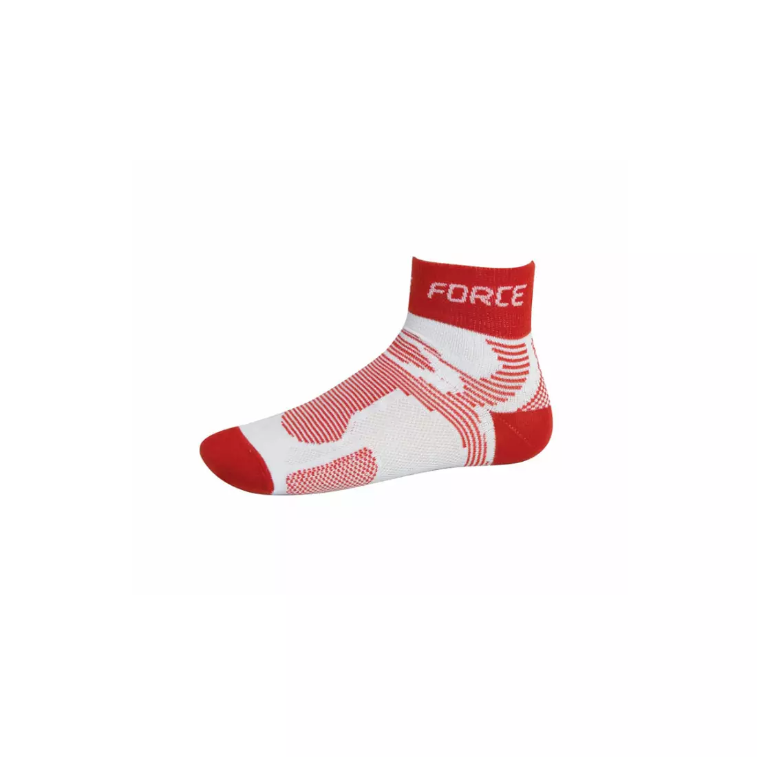 FORCE 2 COOLMAX sportovní ponožky 901024/901028 - bílé a červené